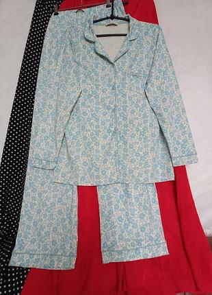 Пижама пижама коттон цветочный принт узор