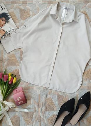 Блуза женская от max mara с акцентными рукавами, 100% хлопок