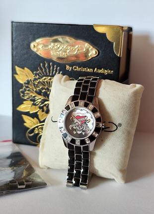 ED HARDY ガラス時計 Ed hardy жіночий годинник, swarovski камні — ціна 2900 грн у