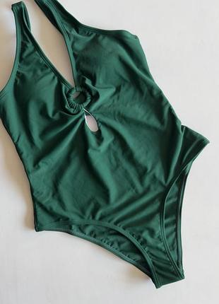 Целый зеленый купальник юниоры на возраст 13, 14 и 15 лет