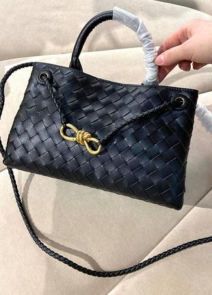 Кожаная сумка боттега премиум люкс