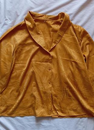 Рубашка в цветочный принт