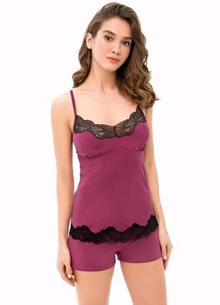 Anabel arto, якісна піжама із бавовни і мережива 42/s,44/м,46/л,48/хл,50/ххл