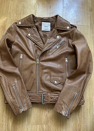 Шкіряна куртка mango