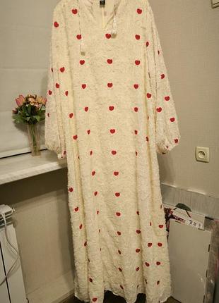 Платье свободное длинное платье