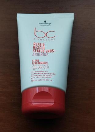 Сыворотка для кончиков волос schwarzkopf professional bonacure repair rescue sealed ends+ arginine