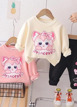 Дитячий весняний костюм на дівчинку