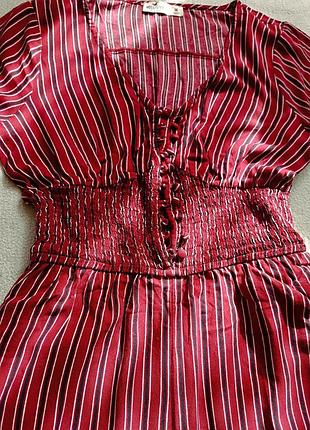 Женский комбинезон в полоску