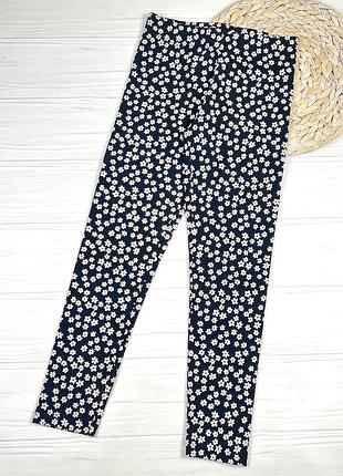 Лосинки в мілку квіточку від marks & spenser на 8-9 років, 128-134 см.