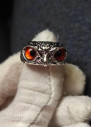 Уникальная кольца, кольцо с глазами совы