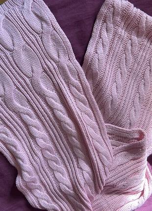 Шарф новый розовый 1+1=3