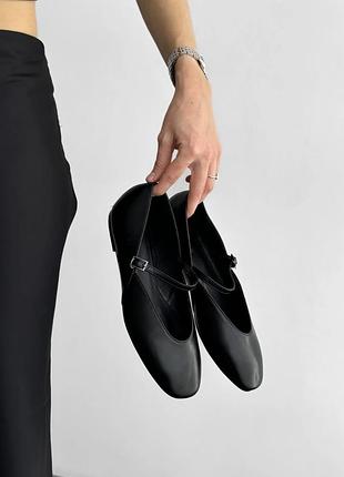 Черные балетки