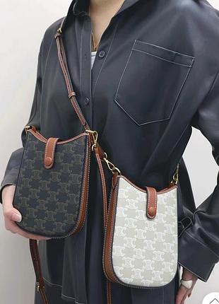 Сумка із натуральної шкіри celine