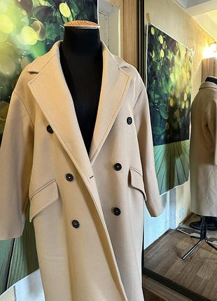 Пальто с 75% шерстью zara2 фото