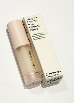Легка база під макіяж з підсвічуючим ефектом rare beauty always an optimist pore diffusing primer, 5 мл