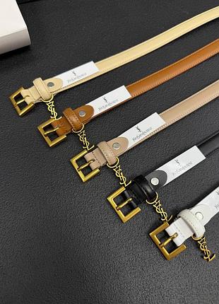 Шкіряний жіночий ремінь 2см, 3см s