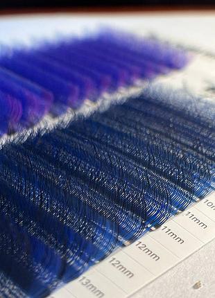 Двохкольорові вії для нарощування