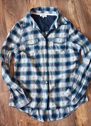 Рубашка в клетку женская