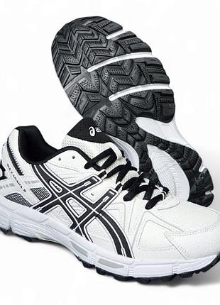 Asics gel kahana 8 white black 7
