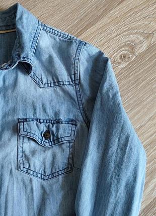 Сорочка джинсова