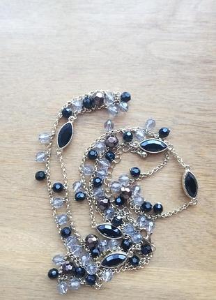 Вінтаж!оригінальне довге ожерелье намисто