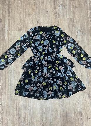 Сукня-міні в квіточку