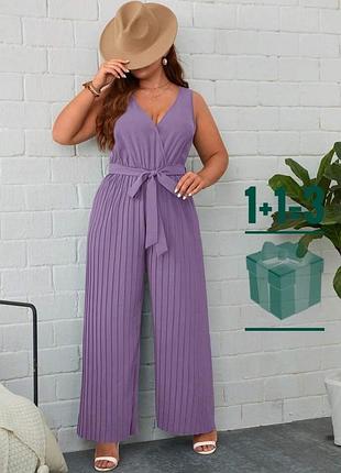 Комбинезон плиссе shein xl (без пояса)