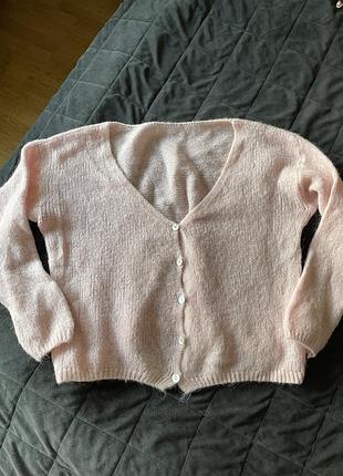 Кофточка кардиган шерсть италия