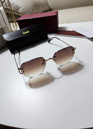 Солнцезащитные очки cartier люкс класса