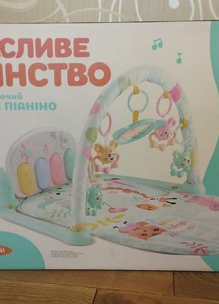 Розвиваючий килимок limo toy для немовлят