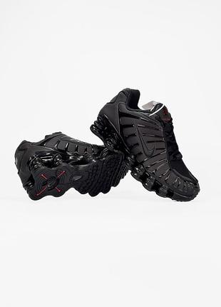 Кроссовки nike shox tl black (red)🇻🇳