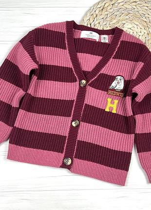 Кофта в стиле garry potter с совой гедвой от h&amp;m на 4-6 лет, 104-116 см.