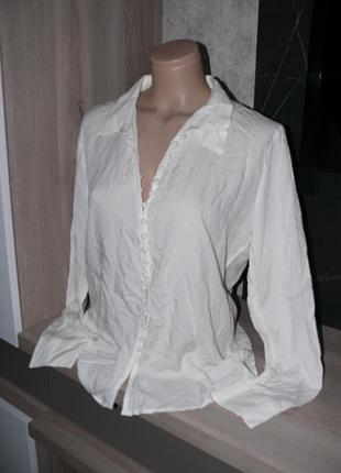 Брендовая белая рубашка