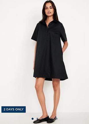 Сукня нова котон бренд оверсайз black/green