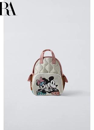 Рюкзак для дівчинки zara з міккі маусом