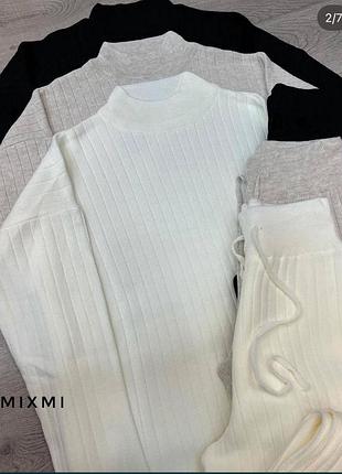 Костюм ангора белый