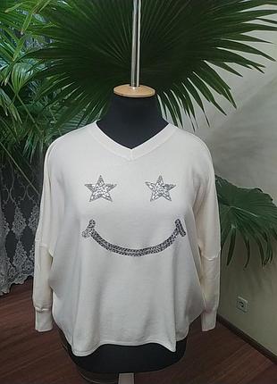 Шикарний новий светр оверсайз, на розмір 56-66.