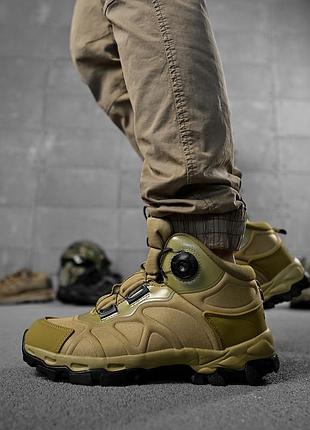 Тактические ботинки esdy на автовязке койот