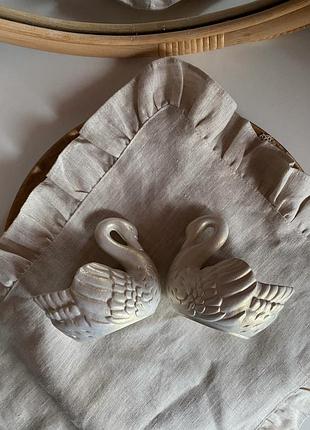 Лебедь статуэтка (соевая свеча)