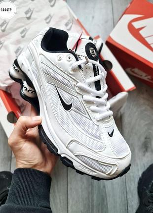 Мужские кроссовки nike shox ride2 supreme white/black