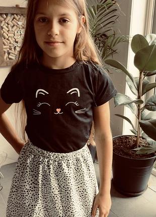 Комплект летний котик на возраст 7 -8 и 8-9 лет