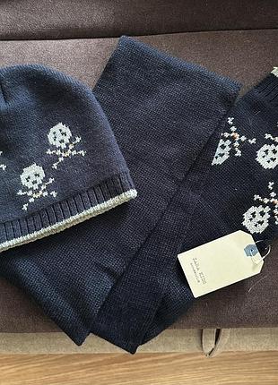 Комплект шапка шарф дитячий