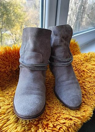 Сапоги из замши соx