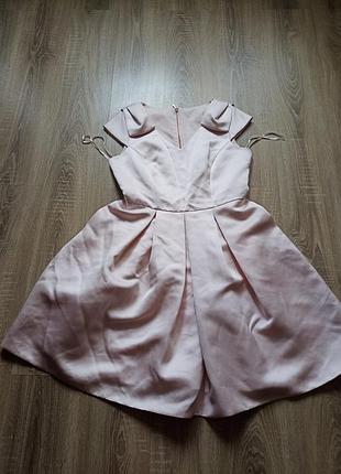 Платье праздничное" ted baker" бежево розовое