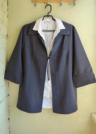 Оригінальний жіночий стильний легкий жакет кардиган без підкладки