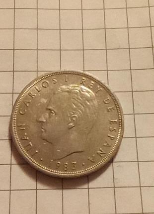 Монета испания 5 песет 1983 год