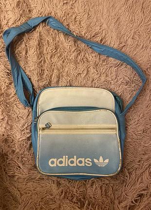 Сумка adidas блакитна