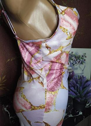 Платье мини разноцветные на бертелях от shein