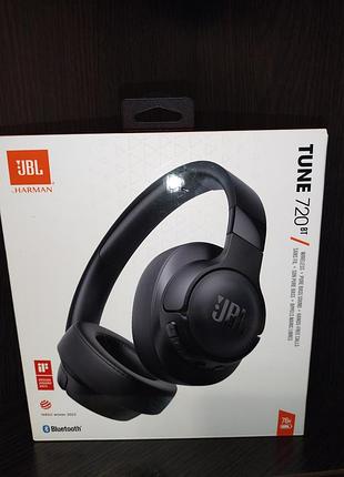Наушники полноразмерные беспроводные jbl tune 720bt black