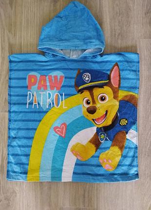 Полотенце пончо щенячий патруль